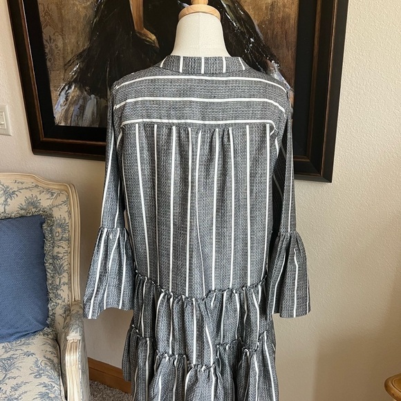 NWOT Caroline Constas Dress Size S Black White Ruffle - Picture 6 of 6